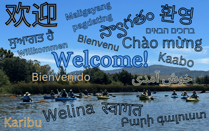 Enjoy Napa Valley Kayak Rental & Tour, Kayak rental & Tour, Welcome, Multilinual