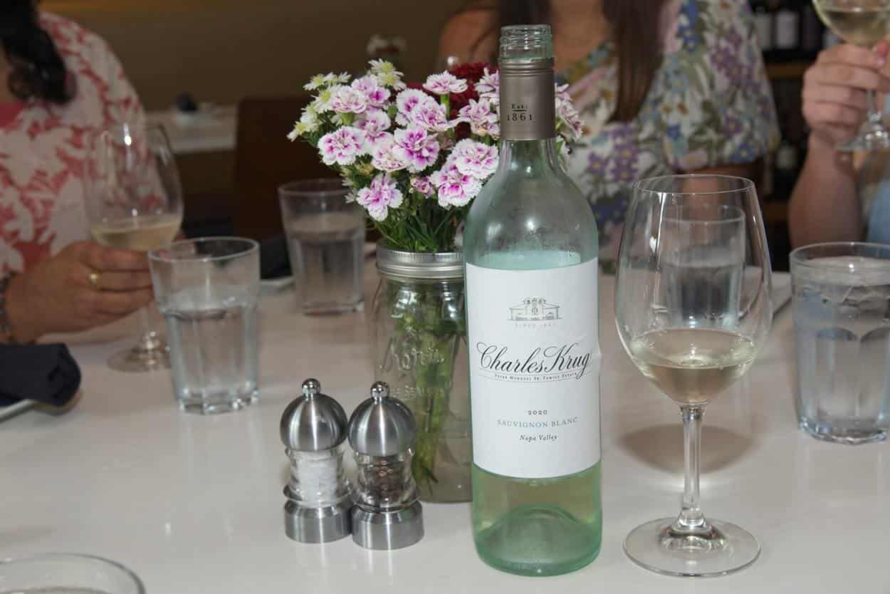 Wine Flowers Table Group